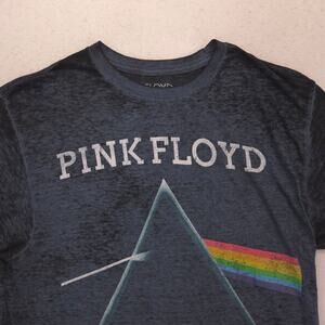 Pink Floyd Band Graphic Crew Neck T Shirt Adult Mens Size Medium M Blue Black